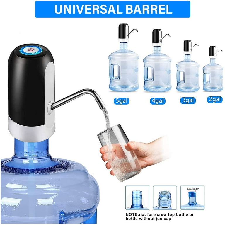 EIMELI 5 Gallon Water Dispenser - USB Charging Universal Fit Water