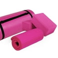 thumbnail image 6 of BalanceFrom 71x24x1 Inches Extra Thick Yoga Mat with Knee Pad and 2 Blocks, Pink, 6 of 11