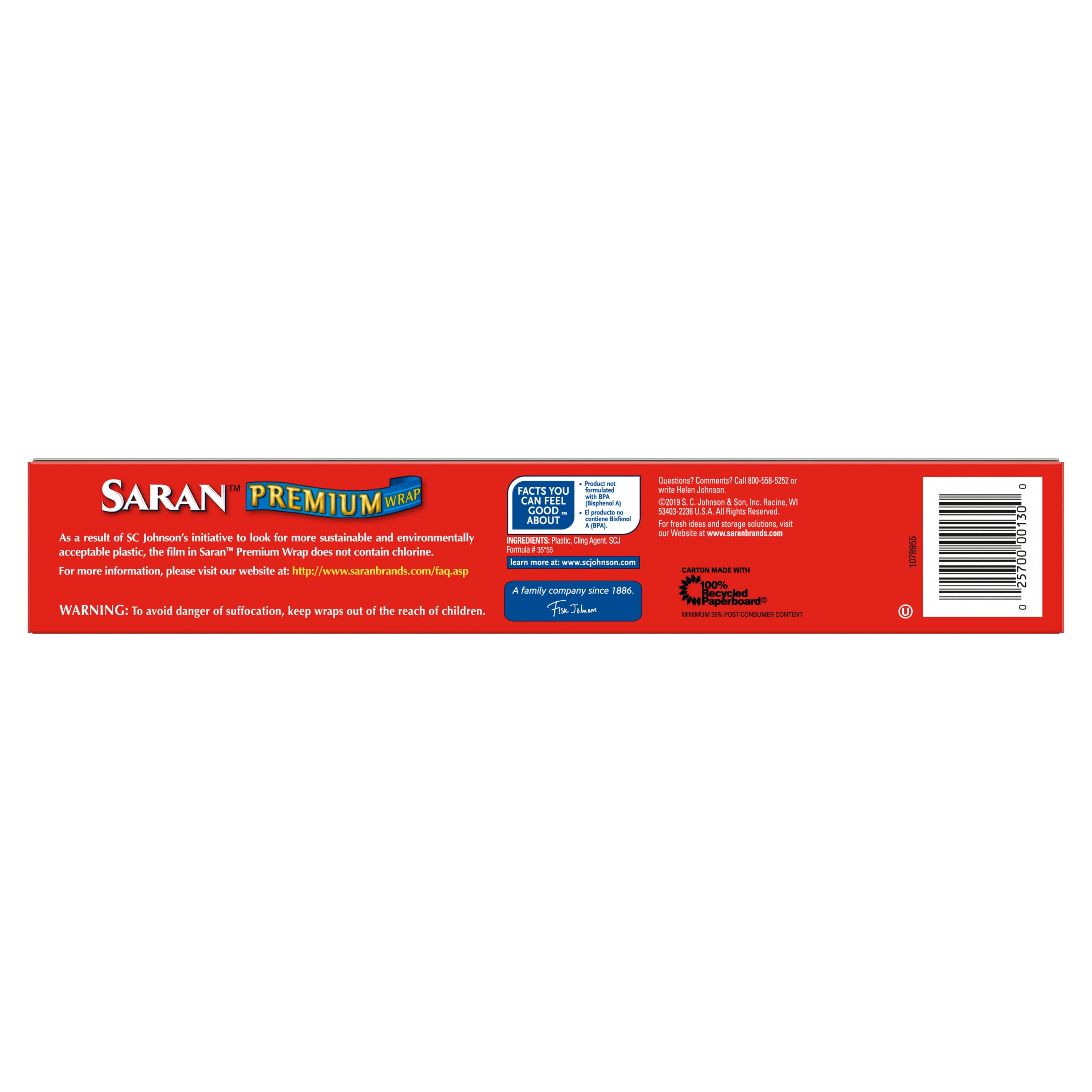 Saran Premium Wrap 100 sq ft Walmart