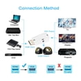 thumbnail image 2 of Adaptador Convertidor HDMI Hembra A VGA Hembra Spptty con Salida de Audio de 3,5 mm Blanco, 2 of 8