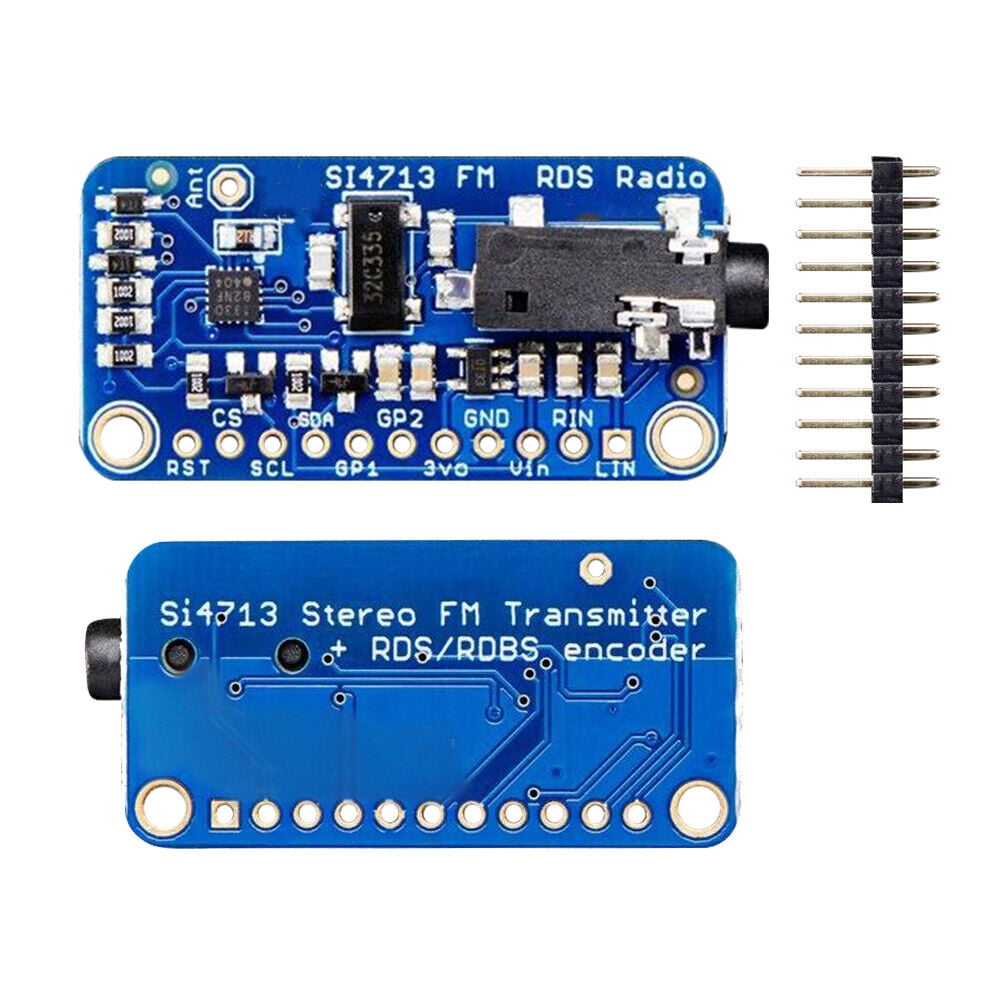 RDS/RBDS Si4713 Stereo Audio FM Transmitter Module Breakout Board