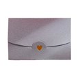 thumbnail image 1 of tredstone Romantic Paper Envelope, Portable Vintage Wedding Ceremony Invitation Card Gift Cards Envelopes, Silver & White, 1 Count, 1 of 9