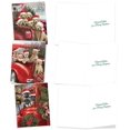 thumbnail image 3 of 20 Cartes de Note de Noël Adorables (4 x 5.12 Pouces) - Salutations en Vrac pour Chiots, Assorties (10 Designs, 2 Chacune) - Chiots Camions Rouges AM3375XSG-B2x10, 3 of 7