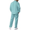thumbnail image 3 of Men's Sets Spring Autumn Leisure Suit Long Sleeve Shirts and Trousers Two Piece Suits Sets Male Daily Clothing, 3 of 3
