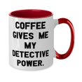 thumbnail image 2 of Love Detective Gifts, Coffee, Beautiful Graduation Two Tone 11oz Mug Gifts Idea For Coworkers, Detective Gifts From Team Leader, Detective gifts for adults, Detective gifts for, Detective themed, 2 of 2