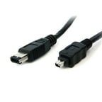 StarTech Cable 139446MM1 1 ft IEEE-1394 Firewire Cable 4-6 M/M Retail