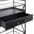 thumbnail image 5 of Conveniece Concepts Glenview Serving Bar in Black Wood Finish and Black Metal, 5 of 7