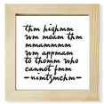 thumbnail image 1 of Quotes Motivation Fly Art Deco Fashion Square Picture Frame Wall Tabletop Display, 1 of 3