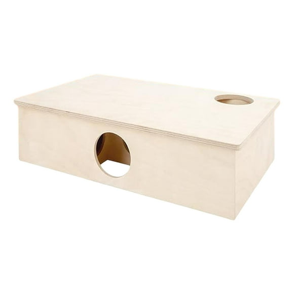 Bunblic 6 Chamber Hamster House Maze Habitat Decor Hideaway Fun Hamsters Hideout Tunnel Exploring Toy for Small Pet Rat Dwarf Hamster