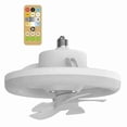 thumbnail image 1 of Ventilador De Techo De Techo Con Luz LED E27 Rotación De 360 ​​​​Con Remoto, 3 Velocidades De Viento, Para Cocina, Sala De Estar 48W, 1 of 6