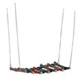 thumbnail image 1 of Pet Swing Suspension Bridge, Easy To Install  Chewing Toy Interesting Multicolored Safe  For  Double Beads Seventh Order, 1 of 8
