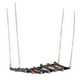 thumbnail image 5 of Puente colgante de columpio para loros, cuentas coloridas, escalera de madera para escalar, juguete para pajarito, loro, cuentas dobles, séptimo orden, 5 of 14
