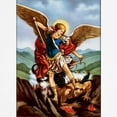 thumbnail image 3 of CafePress - Saint Michael The Archangel Baseball Jersey - Cotton Baseball Jersey, 3/4 Raglan Sleeve Shirt, 3 of 4