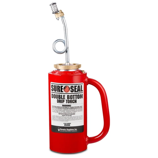 Antorcha de goteo Sure-Seal OSHA de doble fondo 4,7 L de aluminio