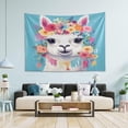 thumbnail image 7 of FREEAMG Cute Alpaca Tapestry Hippie Wall Hanging Tapestries Aesthetic Decorative for Living Room Bedroom Ceiling 90x60In, 7 of 7