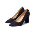 thumbnail image 1 of Zapatos Tommy Hilfiger Abilene para mujer, tacón azul marino, talla 7, 1 of 5