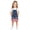 K13 Dark Blue, variant on Likimi Child Kids Girls Suspenders Dress Square Neck Sleeveless Independence Day Printed Summer Comfortnable Dresses Red Size 4-5 Years