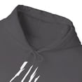 thumbnail image 5 of Effete Feline Claw Marks Scratch Unisex Heavy Blend™ Hooded Sweatshirt, 5 of 13