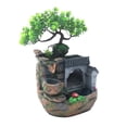 thumbnail image 6 of Aiqidi Desktop Rockery Water Fountain Bonsai Ornament Imitation Roof Windmills Waterfall w/LED for Home Office Bedroom Table Decor, 6 of 12
