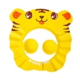 thumbnail image 2 of Xuanheng Bonnet de Douche pour Enfants Ajustable en EVA Réutilisable Imperméable Mignon avec Couvre-Oreilles Chapeau de Shampoing Visière de Bain pour Voyage Intérieur Garçons Enfants Jaune, 2 of 8