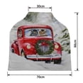 thumbnail image 2 of PKQWTM christmas cat lovers driving red car romance feline kittens Nursing Cover Baby Breastfeeding Infant Feeding Cover Baby Car Seat Cover, 2 of 2