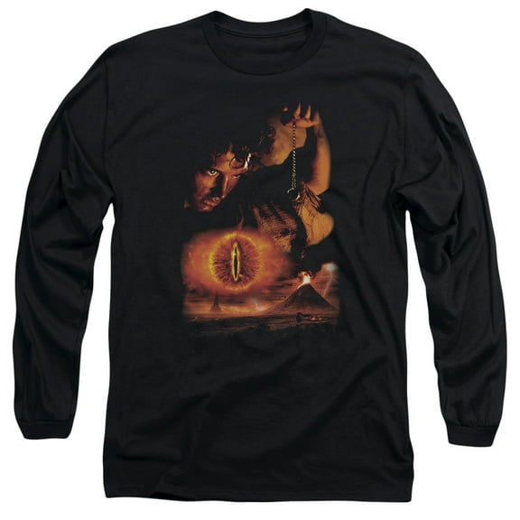 The Lord of The Rings Movie Frodo Destroy The Ring Adult Long Sleeve T-Shirt Tee