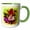 Green/White, variant on 3drose, Tearose Butterfly E, 11oz Mug