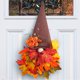 thumbnail image 4 of Puerta Corona de otoño artificial Corona de otoño Colgante de pared Guirnalda artificial Flor, 4 of 9