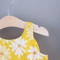thumbnail image 7 of TAIAOJING Little Big Girls Dress Vintage Boho Print Princess Toddler Outfits Baby Suspender Girls Bowknot Floral Dress+Hat Girls Outfits Beach Sundress 18-24 Months, 7 of 7