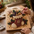 thumbnail image 4 of Christmas Pearl Bead Art Kit,Xmas Theme Bead Art DIY Craft Set for Festive Wall Decor Crafting Handmade Holiday Gift, 4 of 7
