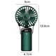 thumbnail image 2 of Mini fan del PDA, fan personal portátil ajustable USB recargable pequeña fan del escritorio, 2 of 6