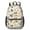 Excavator and Sand Pile White Pattern, variant on Excavator and Construction Worker 17" Waterproof Oxford School Backpacks for Teens, S-Shape Padded Straps, for School, Travel, Hiking, Camping