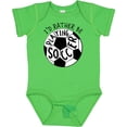 thumbnail image 3 of Inktastic Id Rather Be Playing Soccer Boys or Girls Baby Bodysuit, 3 of 5