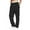 Black, variant on JTieacloth Mens Cargo Long Pants Men's Casual Pants With Double Layer Waistband Straight Leg Solid Joggers Comfortable Sweatpants For Everyday Wear Green