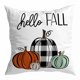 thumbnail image 2 of Set of 4 Halloween Ultra-Short Pumpkin Velvet Pillowcases, Sofa Cushion Cover (45x45cm), 2 of 4