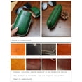 thumbnail image 7 of Leather Glasses Case Cowhide Vintage Men And Women Nearsighted Glasses Sunglasses Travel Anti-Crush Storage Box (Green), 7 of 7