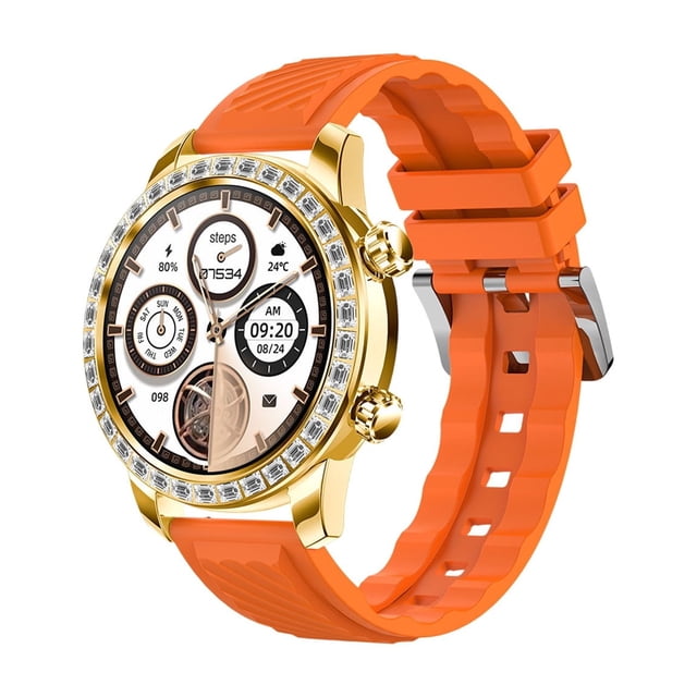 Waterproof Smart Watch with 1.52 in HD Display, Bluetooth Calling, IP68 Rating, 100+ Sports Modes, Voice Control, Magnetic Charger Included