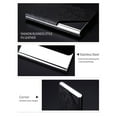 thumbnail image 2 of Simyoung Business Name Card Case - PU Leather & Stainless Steel Multi Card Case Holder Wallet Credit Card ID Case/Holder for Men & Women - Black, 2 of 4