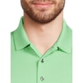 thumbnail image 2 of Ben Hogan Men's and Big Men's Performance Short Sleeve Textured Golf Polo Shirt, Up to 5XL, 2 of 6