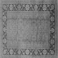 thumbnail image 1 of Ahgly Company Indoor Square Oriental Gray Industrial Area Rugs, 8' Square, 1 of 4
