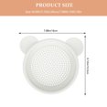 thumbnail image 2 of KALLORY Handheld White Silicone Sand Sifter for Beach Summer Outdoor Sand Filtering, 2 of 7