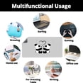 thumbnail image 2 of Kawaii Friendly Panda Pattern Mouse Pad,Desk Mat,Game Mat,Makeup Table Mat,Varied Use Mat for Office/Home/Study Girls Boys(31.5''''X15.7'''''',Grey&Friendly Panda), 2 of 5