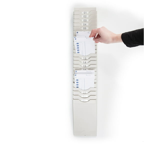 Expanding Time Card Rack