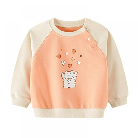 

HULKLIFE Spring New Autumn Girl s Long-Sleeved T-shirt Thin Baby s Top Children s Fashion Clothes