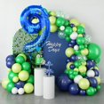 thumbnail image 4 of Videojuego Foil Balloon Locolor, número 8, color azul, 40 cm, cumpleaños, 4 of 7