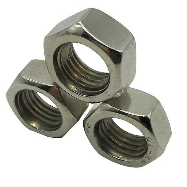 10pcs M16 Fine Thread Thin Hex Nut 304 Stainless Steel Pipe Thread Inch Small Opposite Side Nut