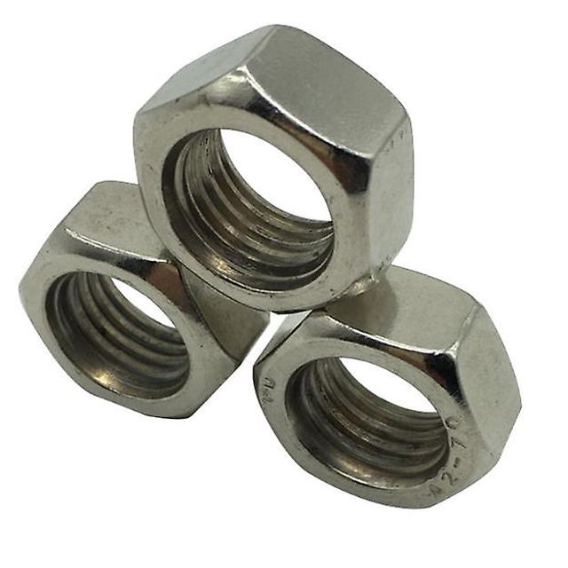 Tuerca hexagonal fina ShuxiuWang M10 10 Uds acero inoxidable 304