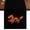 Orange, variant on Dragon Flames Burlap Cotton Table Runner 13x36 Inches Short, Orange Dragons Abstract Modern Art Farmhouse Table Runners, Outdoor Dining Tablecloths Decor for Baby Shower/Party/Wedding