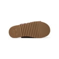 thumbnail image 7 of Dearfoams Cozy Comfort Women's Teddy Pile Open Toe Scuff Slippers, 7 of 7