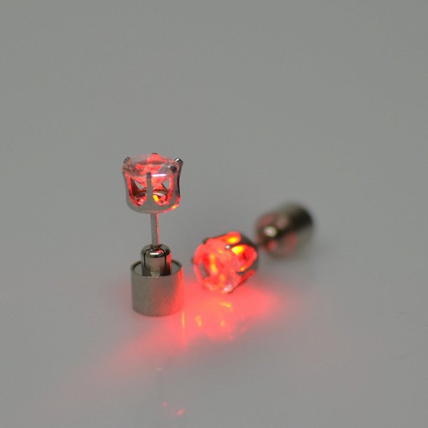 Pendientes con luz LED que emiten luz intermitente, pendientes con luz intermitente para fiestas, bares, discotecas, KTV, joyas con luz, elementos de moda
